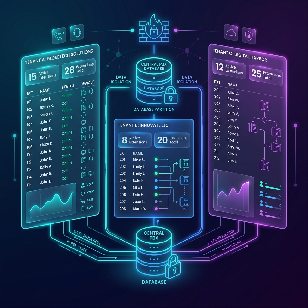 Understanding Multi-Tenant IP PBX — and Why NextGenSwitch Excels
