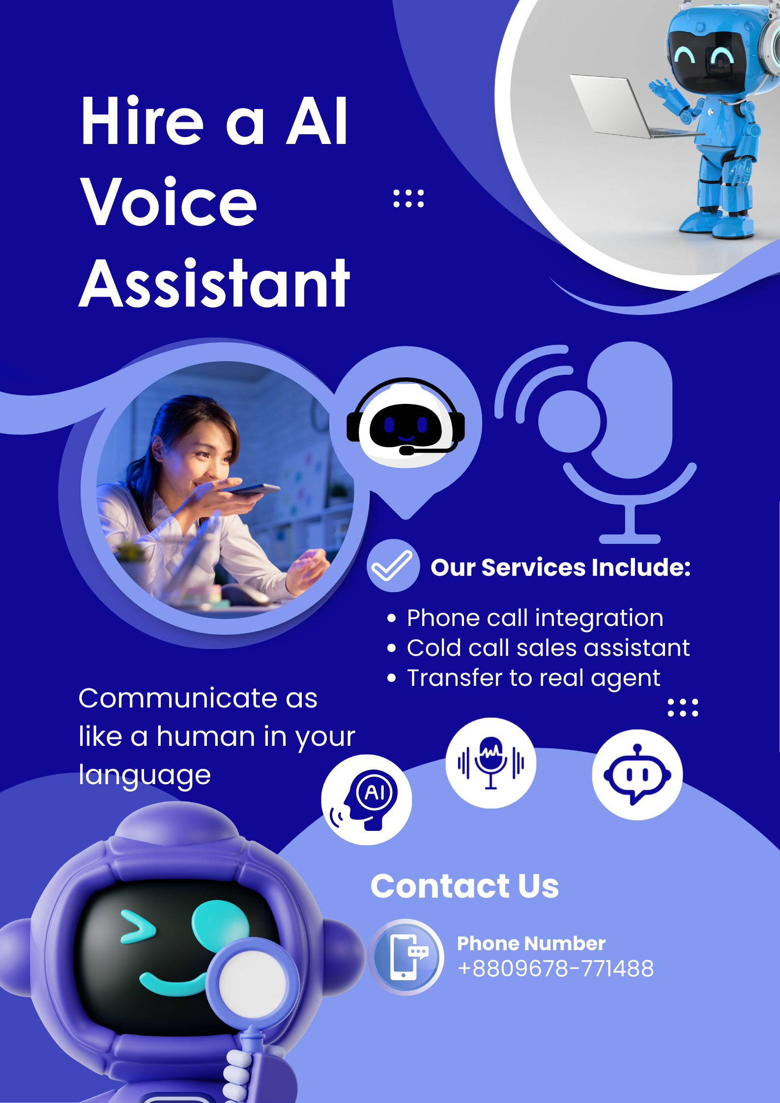 AI assistant call flow